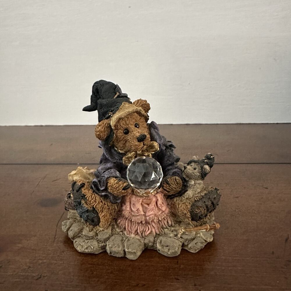 Boyds Bears Halloween Figurine Wilson Wonderful Wizard Wuz 2261 Vintage 1995